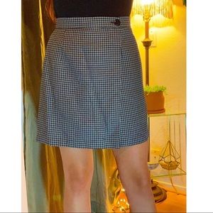 Vintage Plaid Tennis Skort